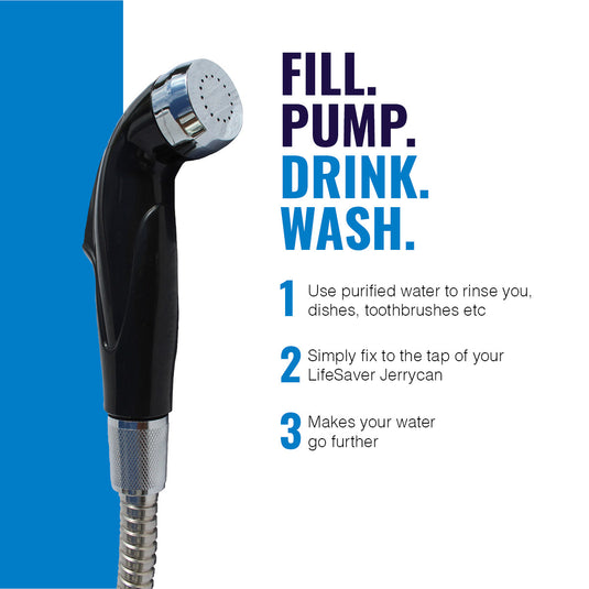 LifeSaver Jerrycan Duschaufsatz
