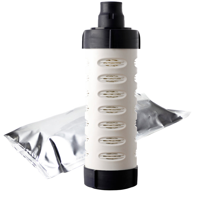 Laden Sie das Bild in Galerie -Viewer, Life Saver Bottle replacement filter with foil wrap for extended shelf life

