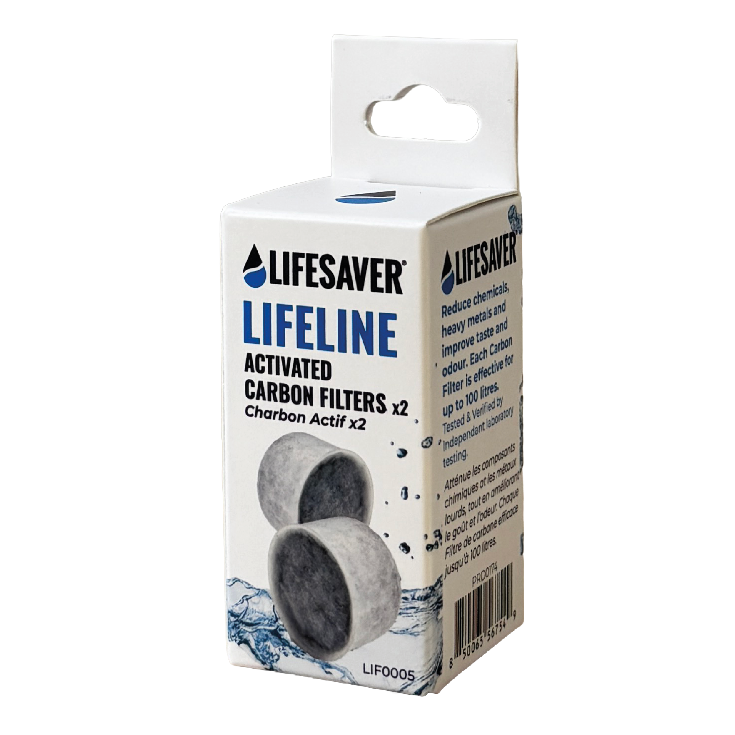 LifeSaver Lifeline Aktivkohlefilter 2er-Pack