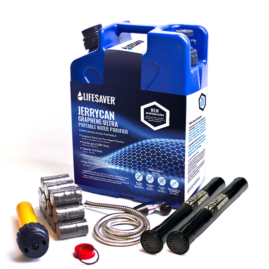 LifeSaver Jerrycan Graphene:Ultra Ultimative Notfallvorsorge Pack